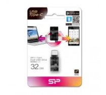 Silicon Power Mobile C31 USB flash drive 32 GB USB Type-A / USB Type-C 3.2 Gen 1 (3.1 Gen 1) Black, Silver (SP032GBUC3C31V1K)