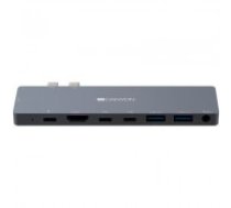 Canyon DS-8 Multiport Docking Station with 8 port Space Gray (SY1CNSTDS08DG)