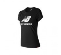 Sieviešu Krekls ar Īsām Piedurknēm New Balance WT91546 Melns Kokvilna