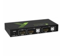 Techly 028696 2-port HDMI/USB KVM Black (028696)