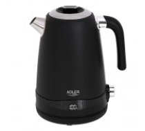 Adler Kettle 1.7l with temp. regular black AD 1295b (AD 1295B)