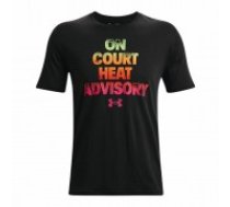 Vīriešu Krekls ar Īsām Piedurknēm Under Armour Basketball Heat Melns