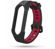 Tech-Protect watch strap Armour Xiaomi Mi Band 5/6/7, black/red