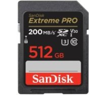 Sandisk memory card SDXC 512GB Extreme Pro (SDSDXXD-512G-GN4IN)