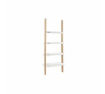 Plaukti DKD Home Decor Dabisks MDF Balts Bambuss (57 x 30 x 152 cm)