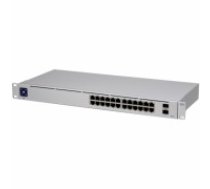 Ubiquiti UniFi Switch 24 is a fully managed Layer 2 switch with (24) Gigabit Ethernet ports and (2) Gigabit SFP ports for fiber connectivity (USW-24-EU)