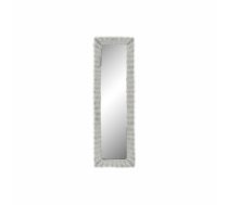 Sienas spogulis DKD Home Decor Stikls MDF Balts pīts Cottage (43 x 133 x 4 cm) (43 x 4 x 132,5 cm)