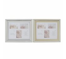 Foto rāmis DKD Home Decor Sudrabains Bronza Tradicionāls (47 x 2 x 40 cm) (2 gb.)