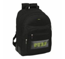 Skolas soma Safta Surf Melns (32 x 42 x 15 cm)