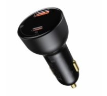 Baseus Superme Car charger, USB, USB-C, 100W (black) (CCZX-01)