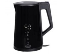 Adler Kettle AD 1345b Electric, 2200 W, 1.7 L, Stainless steel, 360° rotational base, Black (374692)