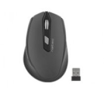 Natec Mouse, Siskin, Silent, Wireless, 2400 DPI, Optical, Black-Grey (351079)
