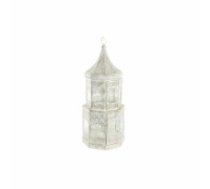 Фонарь DKD Home Decor 2 Daudzums 2 gb. Stikls Bronza Metāls Balts Arābija (30 x 30 x 71 cm)