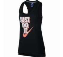 Īsais Sieviešu Tops Nike Just Do It Melns