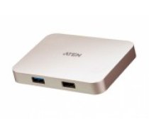 Aten                    USB-C 4K Ultra Mini Dock with Power Pass-through USB 3.0 (3.1 Gen 1) ports quantity 1, USB 2.0 ports quantity 1, HDMI ports quantity 1, USB 3.0 (3.1 Gen 1) Type-C ports quantity 1 (UH3235-AT)