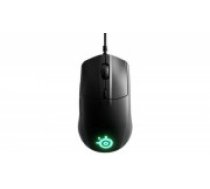 STEELSERIES Rival 3 Gaming Mouse, Wired, Black (62513)