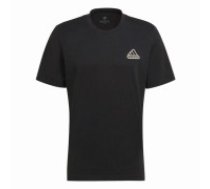 Vīriešu Krekls ar Īsām Piedurknēm Adidas Essentials Feel Comfy Melns