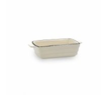 Kastrolis Quid Cocco Keramika Balts (16 x 9 x 4 cm) (Pack 12x)