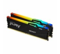 Kingston Fury Beast RGB 32 Kit (16GBx2) GB, DDR5, 4800 MHz, PC/server, Registered No, ECC No, 2x16 GB (KF556C40BBAK2-32)