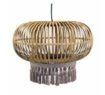 griestu gaismas DKD Home Decor Brūns Poliesters Rotangpalma 220 V 50 W Bārkstis Urbāns (44 x 44 x 32 cm)