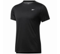 Vīriešu Krekls ar Īsām Piedurknēm Reebok Workout Ready Tech Melns