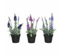 Bigbuy Garden Dekoratīvs Augs 25 cm PVC Lavanda