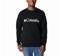 Vīriešu Sporta Krekls bez Kapuča Columbia Logo Fleece Crew Melns