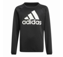 Bērnu Sporta Krekls bez Kapuča Adidas Designed To Move Big Logo Melns