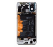 Huawei P30 Lite LCD Display + Touch Unit + Front Cover White (for 24MP photo) (Service Pack) (02352PJN)