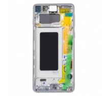 LCD display +Touch Unit Samsung G973 Galaxy S10 White (Service Pack) (GH82-18850B)