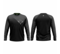 Velo krekls Rock Machine Trail Jersey LS, melna/pelēka, XL (RF111404)