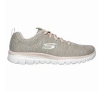 Sporta Bikses Sievietēm Skechers Graceful-Twisted Fortune Bēšs