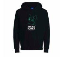 Vīriešu Sporta Krekls ar Kapuci  JORPAL SWEAT HOOD FST  Jack & Jones 2310015  Melns