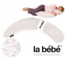 La Bebe™ Moon Maternity Pillow Art.52502 Classic Rose Liels spilvens grūtniecēm ar sintepona (bumbiņsintepons) pildījums (īpaši mīksts un kluss),195cm