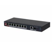 Switch|DAHUA|PFS3110-8ET1GT1GF-96|Desktop/pedestal|8x10Base-T / 100Base-TX|1x10Base-T / 100Base-TX / 1000Base-T|2x1000Base-T|PoE ports 8|96 Watts|DH-PFS3110-8ET1GT1GF-96 (DH-PFS3110-8ET1GT1GF-96)