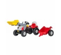 Rolly Toys Bērnu traktors ar pedāļiem rollyKid Steyr ar kausu un  piekabi  (2,5-5 gadiem) 023936 Vācija (023936)
