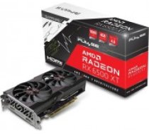 SAPPHIRE Radeon RX 6500 XT Pulse Gaming OC, graphics card (RDNA 2, GDDR6, 1x DisplayPort, 1x HDMI) (11314-01-20G)