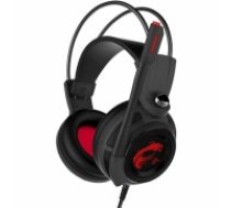 MSI                    DS502 Gaming Headset, Wired, Black/Red (DS502)