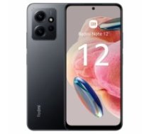 Xiaomi Redmi Note 12 Onyx Gray, 6.67 ", AMOLED, 1080 x 2400, Qualcomm SM4375, Snapdragon 4 Gen 1 (6 nm), Internal RAM 4 GB, 128 GB, MicroSDXC, Dual SIM, Nano-SIM, 4G, Main camera 48+8+2 MP, Secondary camera 13 MP, Android, 12, 50 (45813)