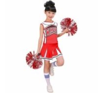 Bigbuy Kids Kostīms Cheerleader Sarkans 150 cm (Atjaunots B)