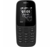 Mobilais telefons Nokia 105SS Melns 1,8"