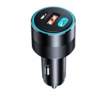 Choetech TC0011 car charger 130W 2x USB C 1x USB A (black) (TC0011)