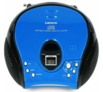 Portable stereo FM radio with CD player Lenco SCD24BB (SCD24BB)