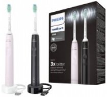 Philips                    Sonicare Electric Toothbrush HX3675/15 Rechargeable, For adults, Number of brush heads included 2, Number of teeth brushing modes 1, Sonic technology, Black/Pink (HX3675/15)