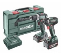 18V komplekts BS 18 L BL + SSW 18 LT 300 BL, 1x2,0Ah+1x5,2Ah, Metabo (685202000&MET)