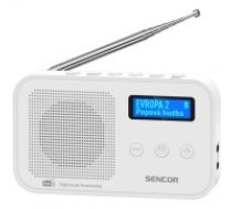 Sencor Digitālais radio. Augstas kvalitātes DAB+ uztveršana. (SRD 7200 W)