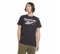 Vīriešu Krekls ar Īsām Piedurknēm Reebok BIG LOGO TEE HD4222 Melns