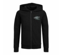 Bērnu Sporta Krekls ar Kapuci Jack & Jones JCOSPACE LOGO SWEAT 12221210 Melns