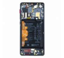 Huawei P30 PRO LCD Display + Touch Unit + Front Cover Black (Service Pack) (02355MUL)