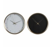 Настольные часы DKD Home Decor 25,7 x 4,2 x 25,7 cm Dāma Bronza Alumīnijs (2 gb.)